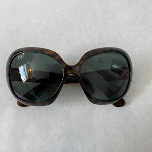 Ray-Ban Jackie Ohh li Tortoise Sunglasses 60MM